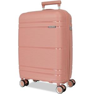 Roll Road Universe - Valigetta da cabina rosa, 39 x 55 x 21 cm, rigida 2,4 kg, chiusura TSA in polipropilene, 2,4 kg, 37 l, bagaglio a mano, Rosa, Taglia unica, Valigia cabina