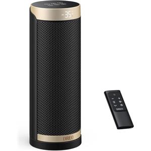 Dreo Termoventilatore, Riscaldatore elettrico in ceramica a riscaldamento rapido, 1800 W, con termostato, telecomando, protezione da surriscaldamento e ribaltamento, timer 1-12 ore, riscaldatore