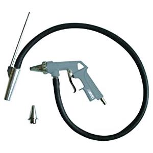 ABAC Pistola Sabbiatrice per Compressore G-561H, Sabbiatrice per Grandi Superfici, Ugello da 6 mm, Tubo di Alimentazione 1 m, Pressione Max 8 Bar