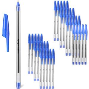 Amazon Basics Ballpoint Pens, 1.0mm, Blue, 36 Pack