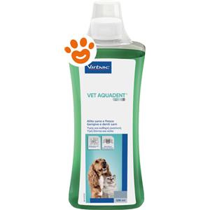 Virbac Vet Aquadent Fr3sh 500 ml - Igiene Orale per Cani e Gatti con Eritritolo e Melograno