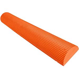 SZLIFE Mezza Foam Roller Rullo Massaggio Muscoli Allenamento Equilibrio Eva Alta Densità Galleggiante Antiscivolo Resistente Adatto per Palestra Casa Y, Arancione 90 cm x 7,5 cm