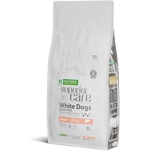 Nature's Protection Cibo Secco Ipoallergenico per Cani Adulti di Piccola Taglia con Salmone - 10 kg, Riduce le Macchie di Lacrime