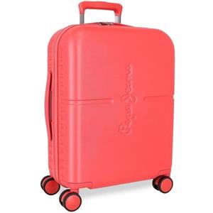 Pepe Jeans Highlight Cabin Valigia, Rosso, 40x55x20cm, Valigia Cabina