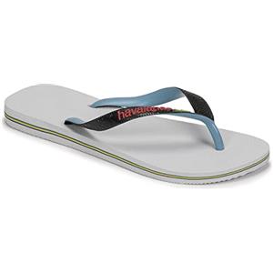 Havaianas Brasil Mix, Infradito Unisex - Adulto, White Black, 39/40 EU