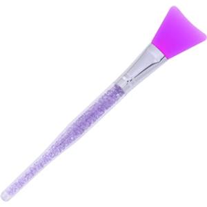 TOVINANNA Pennello Maschera Viso Professionale Morbido 6.50 Pollici Con Manico Trasparente in Cristallo Per Applicazione Precisa Di Maschere Peeling E Sieri Cura Pelle