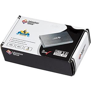 MasterStor (MasterStor 2 anni di garanzia)-unità disco rigido esterno USB 3.0 super-veloce 2,5 pollici SATA Laptop Hard Drive Hard disk portatile nero (80 GB, 120 GB, 160 GB, 320 GB, 500 GB, 1 TB) (160 GB)