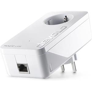 Devolo 8412 Magic 2 LAN: leistungsfaehiger Power Line - Complemento Adattatore con attacco 2400 Mbit/s per rete domestica tramite DLAN, 1 Gigabit LAN, Internet in magica della presa