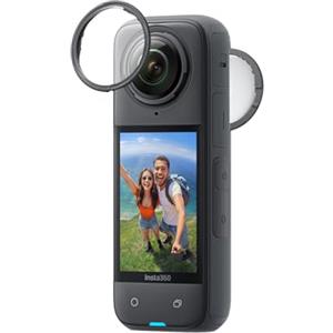 Insta360 X4-8K - Action Camera impermeabile a 360°, video grandangolare 4K, protezioni per lenti rimovibili, durata della batteria 135 min, editing AI, stabilizzazione, per sport, viaggi, attività