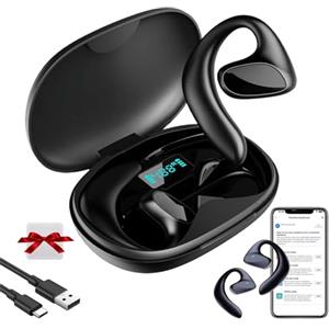 fjaldjfu Meacode Ai Translation Earbuds, Meacode Traduttore 144 Lingue, Funzione Offline, Cancellazione, Auricolari Traduttore Simultaneo Ideali per Viaggi/Affari/Apprendimento (Black)