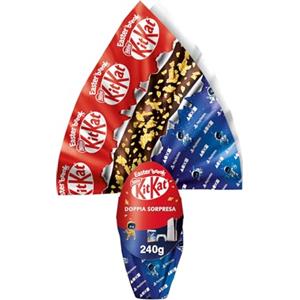 KITKAT Uovo di Pasqua 2026 Cioccolato al Latte con Wafer, Sorpresa e 1 KitKat Bunny 240g
