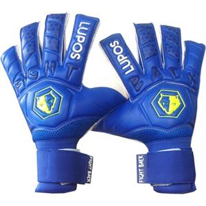 LUPOS FIGHT BACK, Guanti da Portiere per Adulti e Bambini, Taglio MAXIMISER, 4 + 4 mm, Giga Grip Palm, Dorso Dumbo latex. (6)