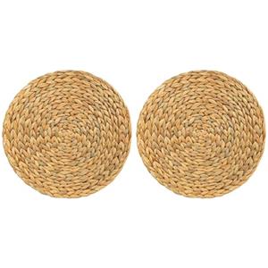 HOMSFOU 2 Pezzi Tappetino Anti-Bruciore per Pentole E Tavolo Sottopentola Tavolo Da Pranzo Sottopiatto Decorativo Tappetino Tazza Decorazione A Mano Sottobicchiere in Sottobicchieri