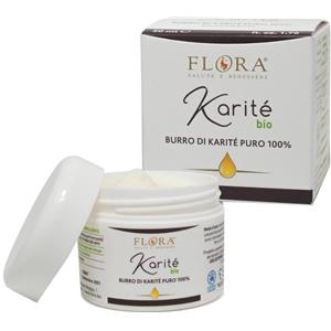 FLORA Srl Burro di Karité Puro 50ml - Rigenerante, Protettivo ed Emolliente per ogni tipo di pelle