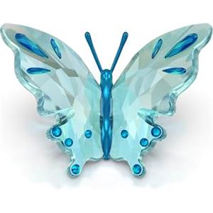 Swarovski Idyllia Farfalla Turchese - Cristallo con 262 Sfaccettature, Design Elegante Ispirato alla Natura