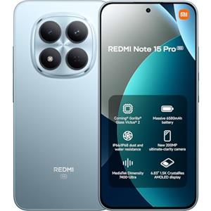 XIAOMI Redmi Note 15 Pro 5G 8+256 Glacier Blue (No power adapter included)