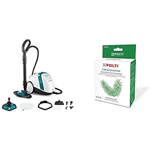 Polti Vaporetto Smart 100_T Pulitore a Vapore, Autonomia illimitata con Ricarica Continua, Caldaia ad alta Pressione 4 Bar & PAEU0285 Frescovapor Deodorante Cattura Odori per Vaporetto