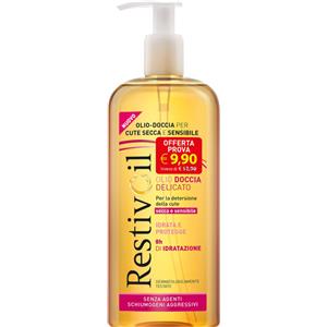 RestivOil Olio Doccia Delicato 400 ml - Detergente per Pelle Secca e Sensibile con pH 4