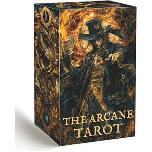 BAIYOOBAI Mazzo di tarocchi gotico scuro unico, carte dei tarocchi per principianti, carte dei tarocchi con libro guida, mazzo di tarocchi in stile fantasy scuro, strumento di divinazione della