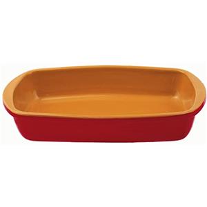 Fratelli Colì Teglia Rettangolare Rossana, Pirofila teracotta, Lasagnera 32x18 cm, Colì Maioliche e Terrecotte dal 1650