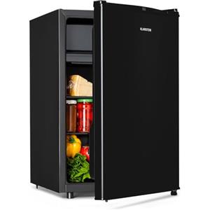 Klarstein Obsidian - Frigorifero, volume: 72 litri, interno ed esterno neri, 7 livelli di raffreddamento, vano per le verdure, rumorosità: 42 dB, nero