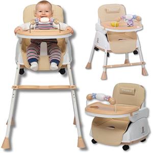 Twinky Seggiolone Pappa Evolutivo 0-36 Mesi - Seggioloni Pappa per Bambini Portable e Regolabile | Design Sicuro e Comfort per Ogni Pasto