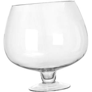 Ultechnovo Acquario Da Tavolo Trasparente in Vetro 8.27In Boccia Per Pesci Rossi Decorazione Casa Ufficio Giardino