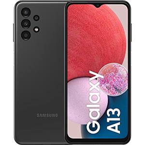 Samsung Galaxy A13 Smartphone Android, Display Infinity-V da 6.6 pollici, Android 12, 4GB RAM e 128 GB di Memoria interna espandibile, Batteria 5.000 mAh, Black [Versione italiana]