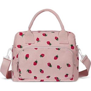 Aucuu Borsa Termica, Riutilizzabile Borsa Frigo Portatile, Borse a Tracolla di Grande Capacità, per Ufficio Scuola Picnic Viaggio