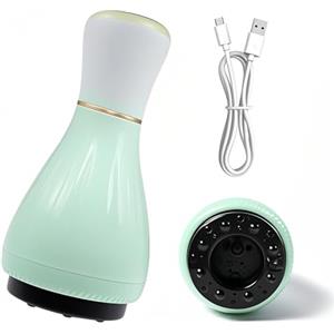 Aischens Dispositivo Elettrico per Coppettatura e Moxibustione,Impacco Termico Intelligente, Massaggiatore Elettrico Anticellulite, Massaggiatore EMS Multifunzione per Rimodellamento Corporeo