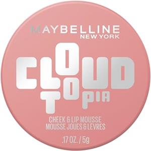 Maybelline New York Blush Mousse Colorata Guance e Labbra, Fino a 14 Ore di Colore*, Formula Ultra Pigmentata, Finish Blur-Matte, Texture Leggera, Cloudtopia, Tonalità: 09 Dreamy Dawn, 5g