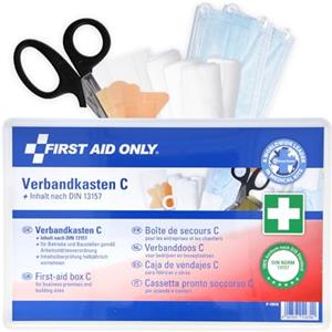 First Aid Only Cassetta Pronto Soccorso First Aid Only C, Din 13157, Conforme Alle Direttive Sui Luoghi Di Lavoro, Bianca, P-10018-980 Gr, 0, 1