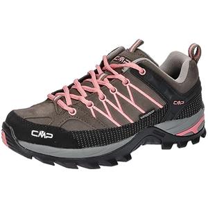 CMP Rigel Low Wmn Trekking Shoes Wp, Scarpe da trekking Donna, Fango-Pesca, 36 EU