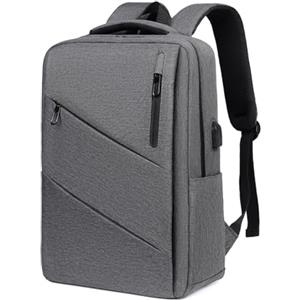 TOPCHANCES Zaino da Viaggio,45x30x16 Borsa Da Viaggio Bagaglio A Mano Aereo Piccolo Cabin Bag 17L,15.6 Pollici Borsa Porta Pc Portatile,Per EasyJet,Eurowings,Norwegian,Lufthansa,Air France,Grigio
