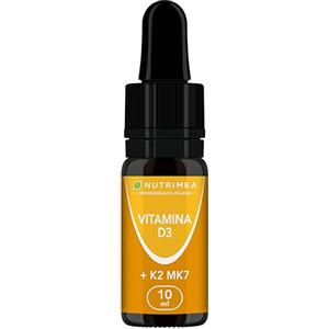 Plastimea VITAMINA D3 K2 MK7 | Integratore in Gocce con Olio Di Oliva BIO | 1000 UI | Menachinone e Colecalciferolo | Supporta il Sistema Immunitario | Per Ossa, Denti e Muscoli | Flacone 10 ML