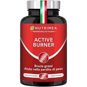Laboratoires Nutrimea Active Burner | Integratore per Controllo del Peso | Con Fucus, Guaranà Zenzero e Carnitina | Energizzante | 60 Capsule Vegetali | Nutrimea