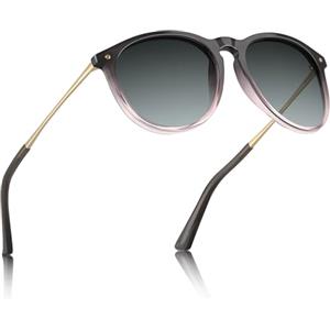 Carfia Retro Polarizzati Occhiali da Sole Donna Uomo UV400 Protezione