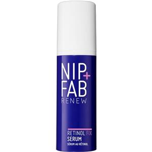 NIP & FAB Nip+Fab Retinol Fix Serum 3% - con Siero a Rilascio Ritardato con Eetinolo Puro Incapsulato, Bakuchiolo e Complesso di Peptidi per Contrastare le Linee Sottili, le Rughe e il Tono della Pelle, 50ml