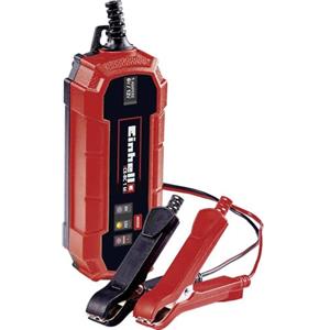 Einhell CE-BC 1 M Caricabatteria auto (220-240 V, di carica 6 / 12 V, per batterie 3-32 Ah, corrente carica 1A, mantenitore carica, per batterie gel - AGM - acido, possibile fissaggio a parete)
