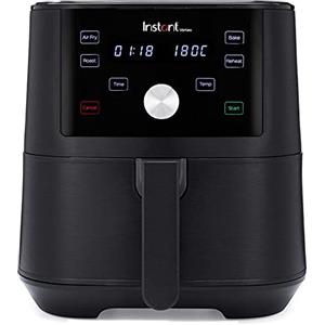 Instant Pot Brands Vortex 4-in-1 Hot Air Fryer, 1700 W, 5.7 L, Mini Oven, Healthy Hot Air Frying, Baking, Roasting and Food Warmer, Black