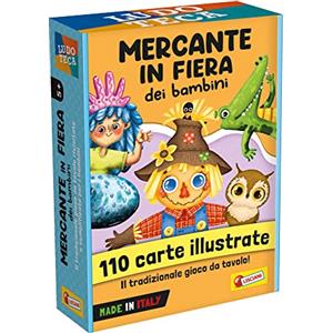 Liscianigiochi Lisciani Giochi - Italia Ludoteca Le Carte dei Bambini Mercante in Fiera, Colore, 96695