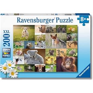 Ravensburger - Puzzle 8 Anni I Cuccioli Del Mondo | Puzzle 200 Pezzi Bambini Da Pavimento 49x36cm | Giochi Bambino 8 Anni | Regalo Bambina 8 Anni E Bambino