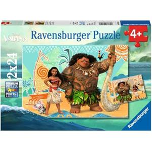 Ravensburger Italy 09156 - Disney Vaiana Puzzle da 2x24 Pezzi
