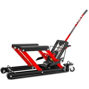 BOUDECH Maciste 700 - Ponte sollevatore moto cric idraulico, carico massimo 700 kg per motocicli, ATV, falciatrici, con pistone idraulico ammortizzato