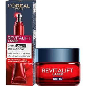 L'Oreal Paris L'Oréal Paris Revitalift Laser Trattamento Anti-Età Notte e Contorno Occhi