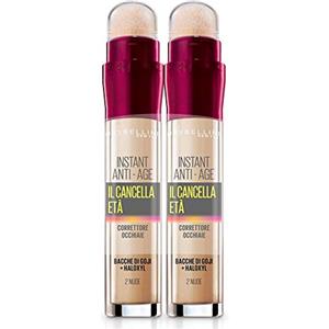 Maybelline New York Correttore Liquido il Cancella Età, Confezione da 2 Pezzi, Nude