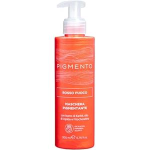 Capello point Pigmento, Maschera Pigmentante per Capelli con Burro di Karité, Olio di Jojoba e Fitocheratina, Formula Nutriente 100% Vegan e Senza Parabeni, Rosso Fuoco 200 ml