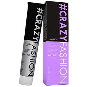 Capello point Crazy Fashion, Colorazione Semipermanente in Crema, Senza Ammoniaca, Resorcina e PPD, Durata da 6 a 8 Shampoo, Tinta per Capelli Temporanea, Colore Lavanda, 100 ml
