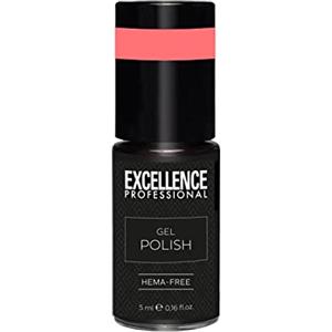 Capello point Excellence Professional, Smalto in Gel Semipermanente N.201 Colore Fluo Magenta, Smalto Semipermanente per Unghie a Lunga Durata e Autolivellante, Effetto Brillante, 5 ml