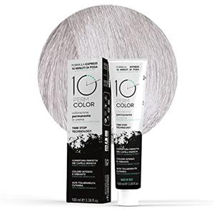 Capello point 10 Perm, Colorazione a Lunga Durata Express, Colore Capelli 10.1 Biondo Platino Cenere, Tinta per Capelli, Copertura Rapida e Omogenea in 10 Minuti, Colore Brillante, Intenso e Luminoso, 100 ml
